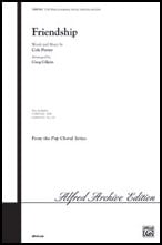 Friendship Three-Part Mixed choral sheet music cover